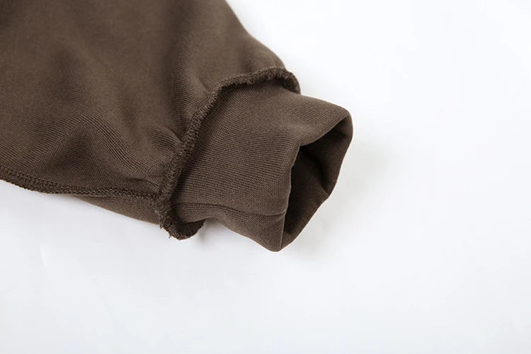 Cozy Woolen Hooded Pantsuit