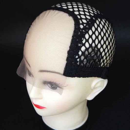 Adjustable Frontal Lace Closure Wig Base With Combs For Women