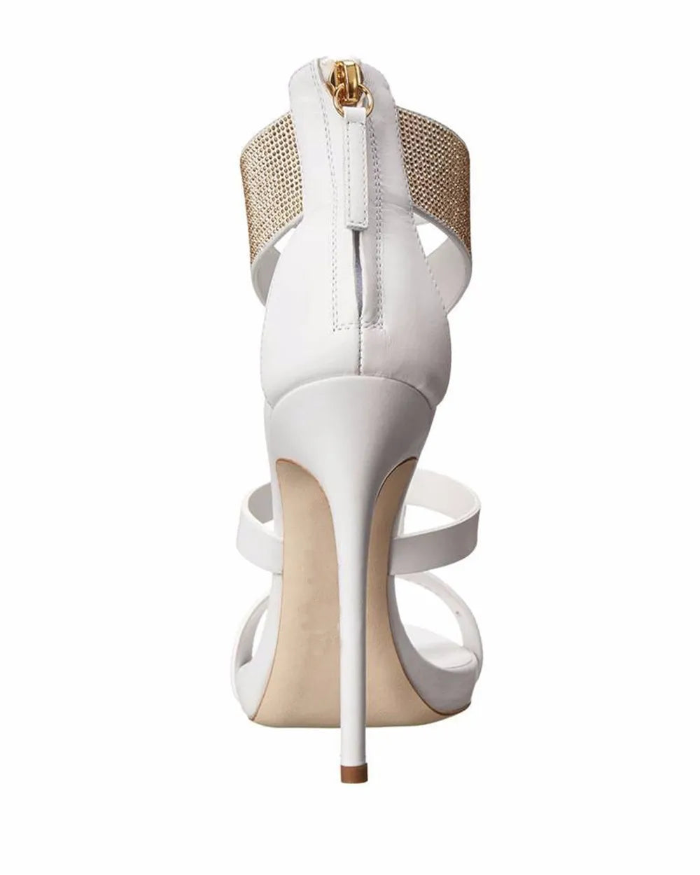 Rhinestone Patent Leather Thin High Heels for Women