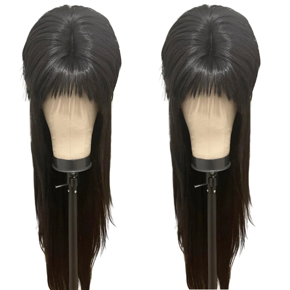 28inch Elvira Mistress of the Black Wig for Cosplay Costume Accessory