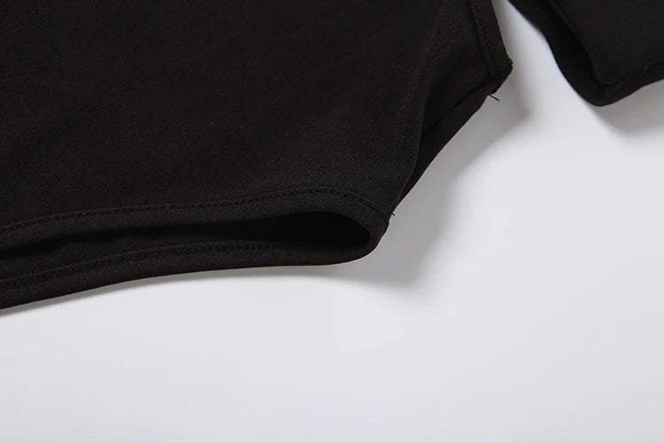 High Stretch Hollow Out Backless Bodysuit for Women
