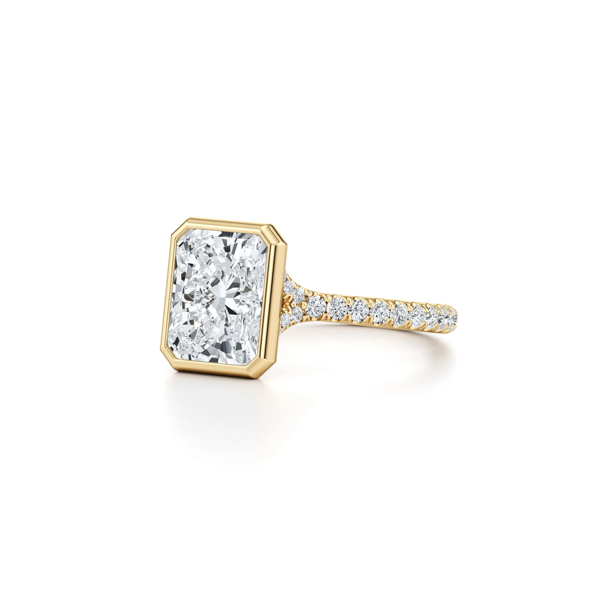 Moissanite Sterling Silver Statement Ring for Women