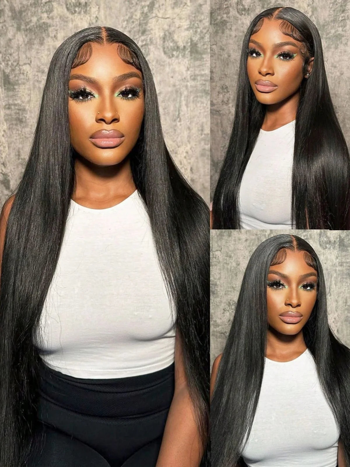 Natural Black Straight Remy Hair Extensions for Women