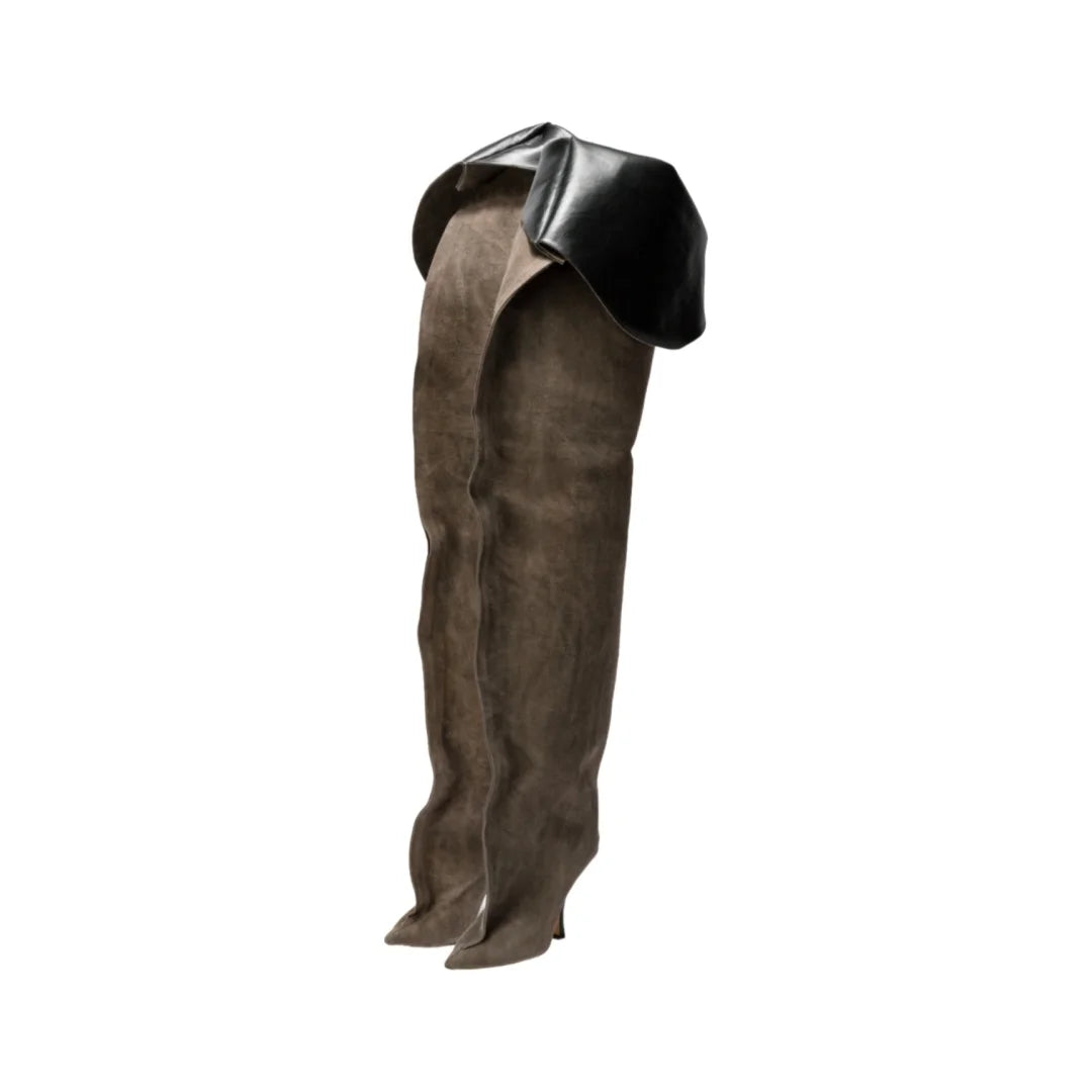 Pointed Over-the-Knee Boots With Thin Heels for Women