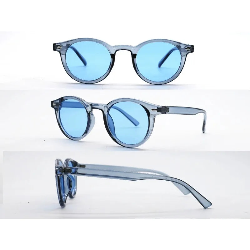 Vintage Round Gradient Sunglasses