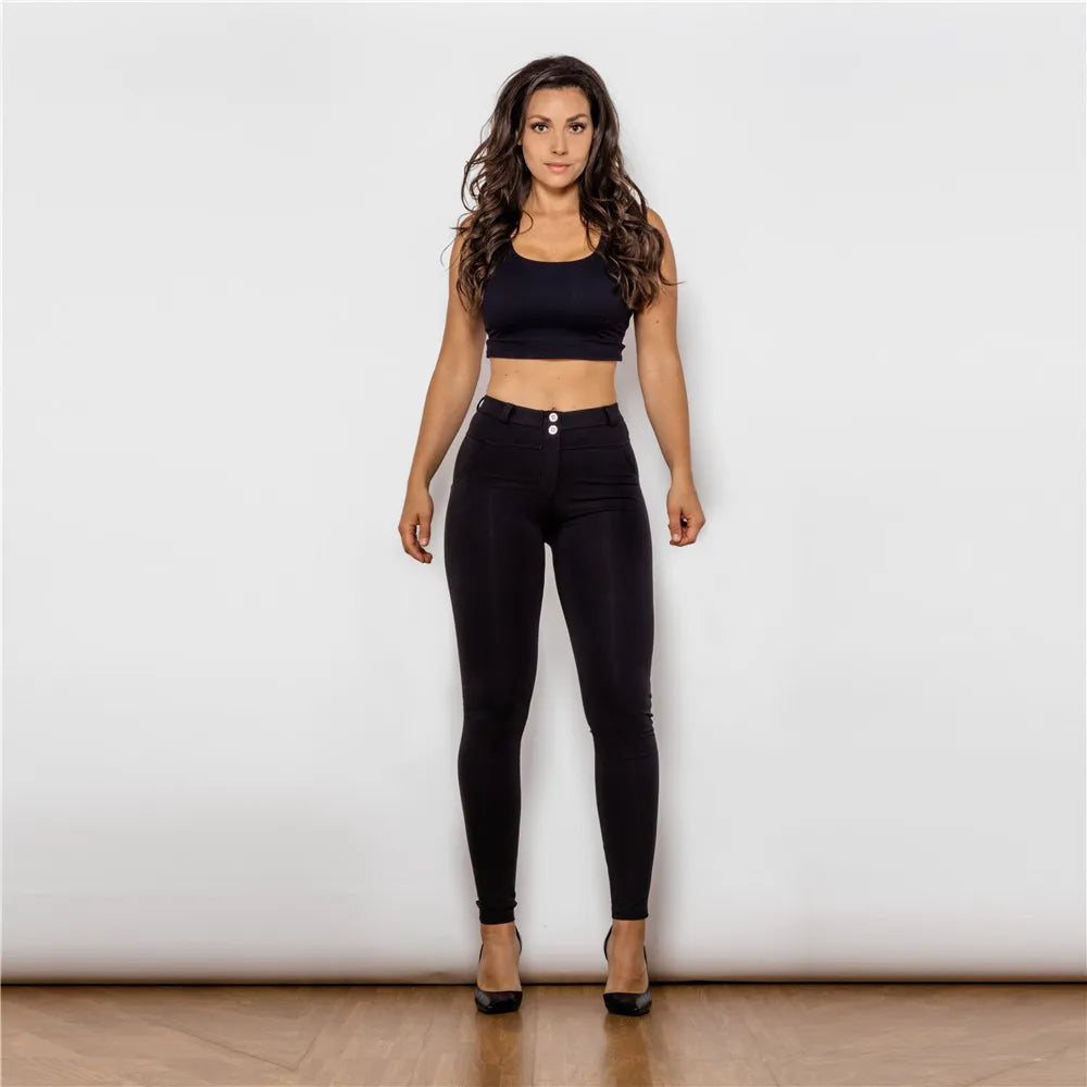 High Stretch Sculpting Slim Fit Pencil Pants for Women