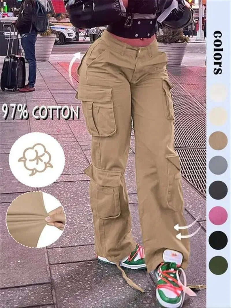 High Stretch Multi Pocket Workwear Trousers for Women