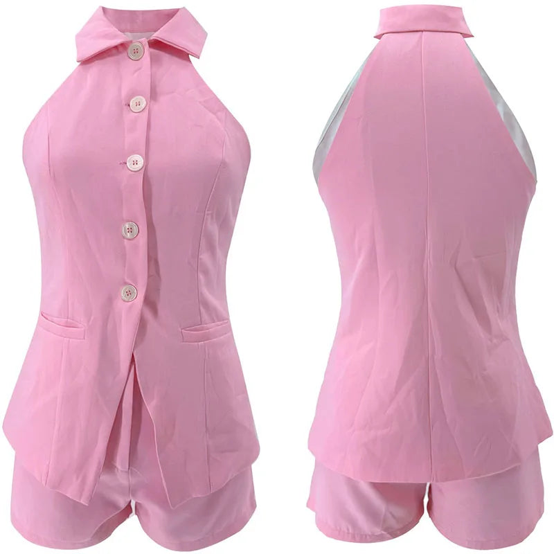 Elegant Party Two-Piece Vest Top and Shorts Set for Women