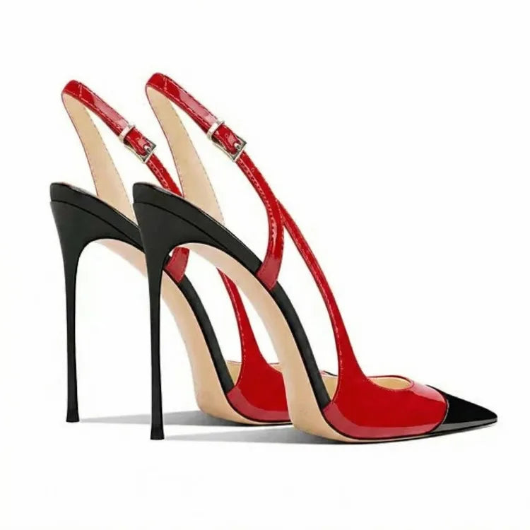 Pointed Toe High Heel Slingback Sandals for Women