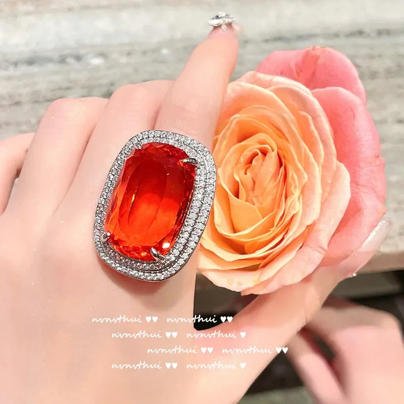 Sterling Silver Zircon Wedding Band Ring for Women