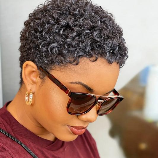 Short Pixie Layered Wig