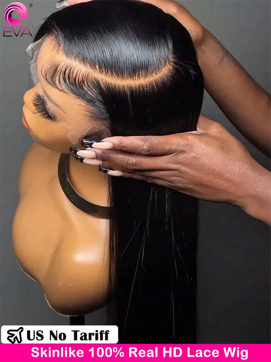 250% Density Hd Lace Wig Bone Straight 13x4 13x6 Lace Frontal Wigs Pre Plucked 5x5 6x6 HD Lace Closure Wigs Human Hair For Women