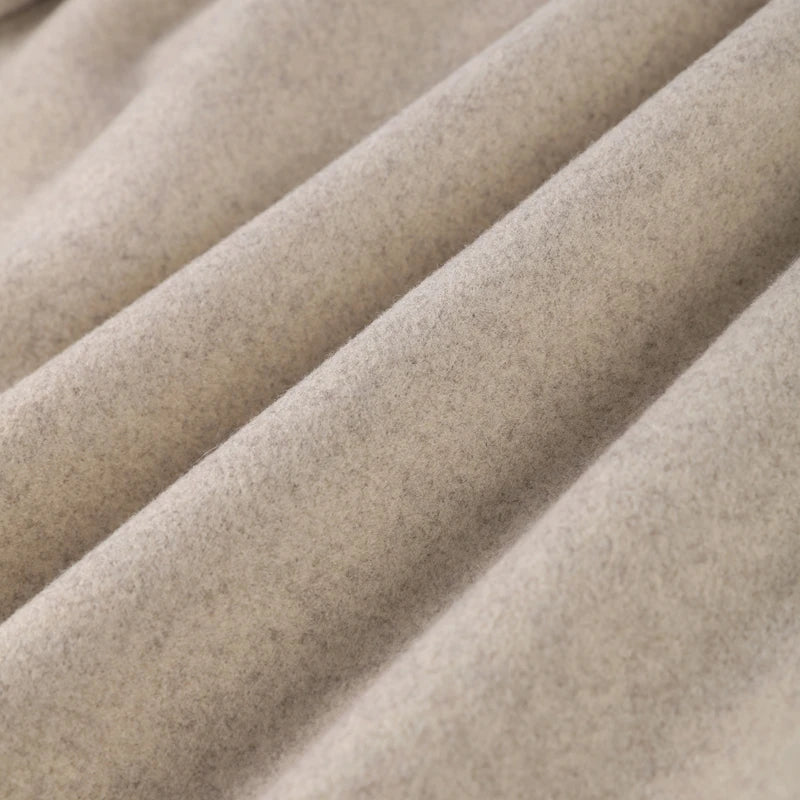 Elegant Longline Turn Down Collar Winter Coat for Women