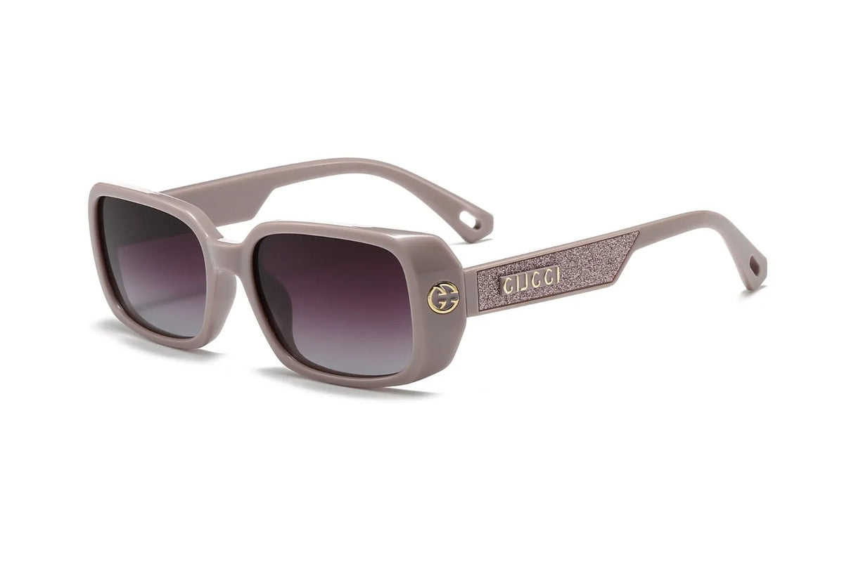 Patterned Square UV400 Sunglasses