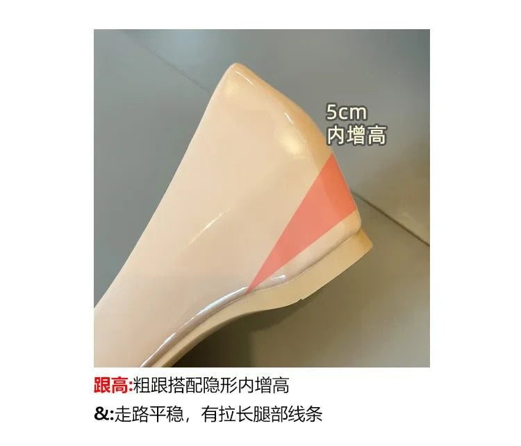 Slip On Pointed Toe Patent Flats