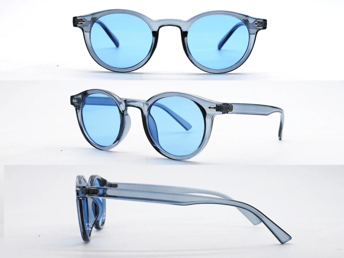 Vintage Round Gradient Sunglasses