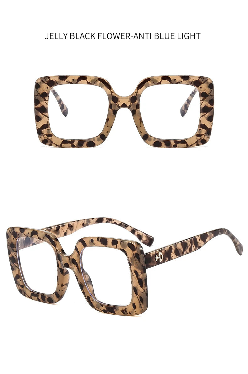 Oversized Blue Light Blocking Reading Glasses for Women