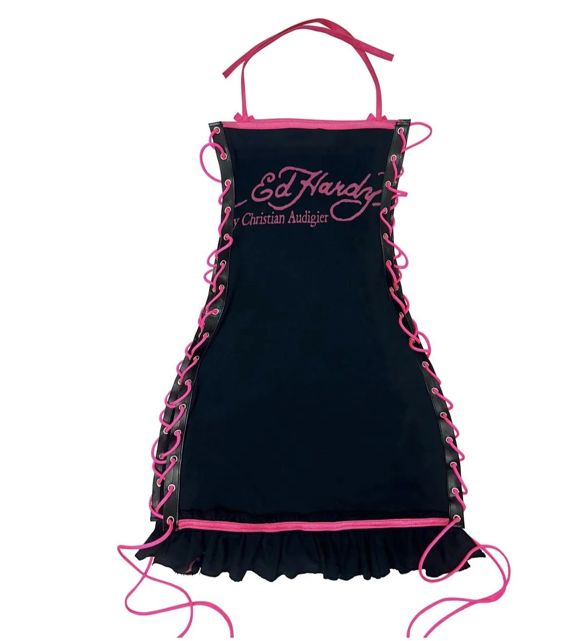 Halter Neck Printed Gothic Bandage Dress for Women