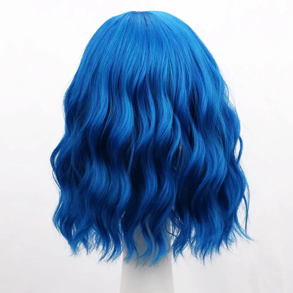 Loose Wavy Shoulder Length Synthetic Bob Wig For Women