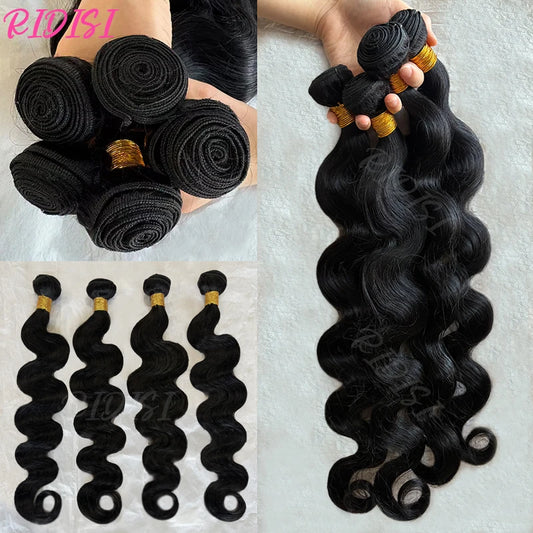 Natural Body Wave Brazilian Human Hair Bundles for Women