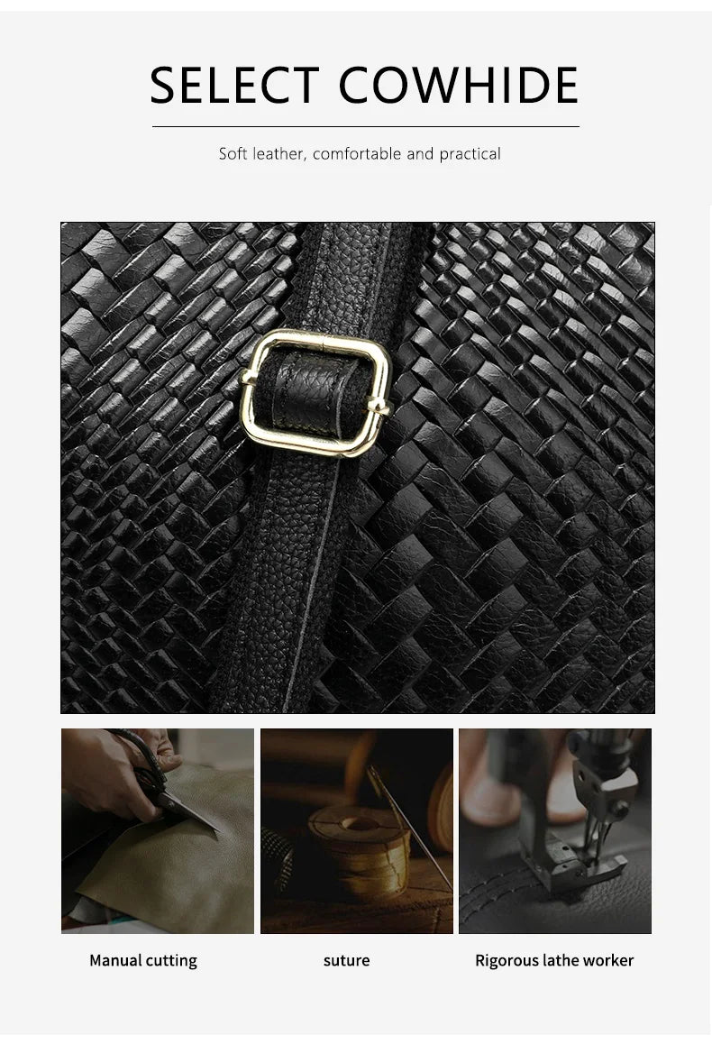 Premium Minimalist Top Layer Leather Tote Bag for Women
