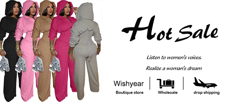 Cozy Autumn Hooded Tracksuit Set