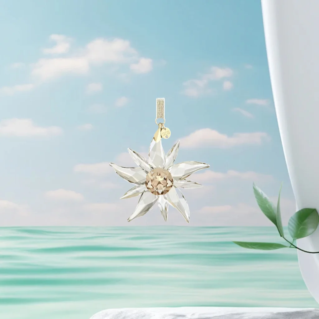 Pearl Crystal Necklace and Earring Jewelry Set for Women