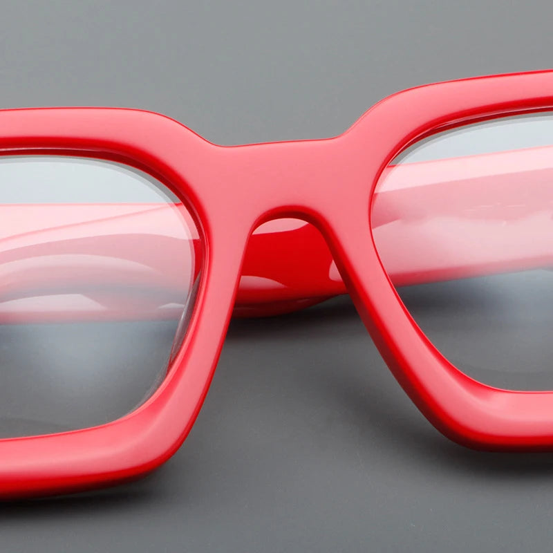 Vintage Square Acetate Prescription Glasses Frames for Women