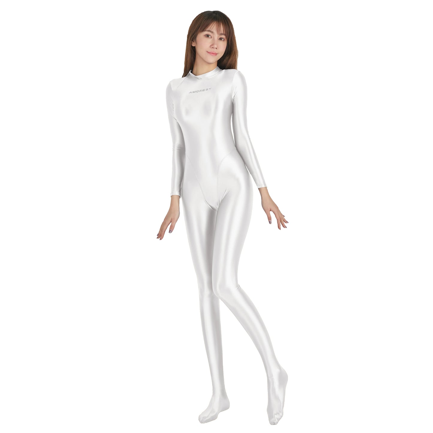 Athleisure Satin Zentai Bodysuit