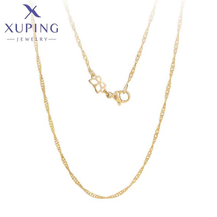 Light Gold 60 cm Chain Necklace