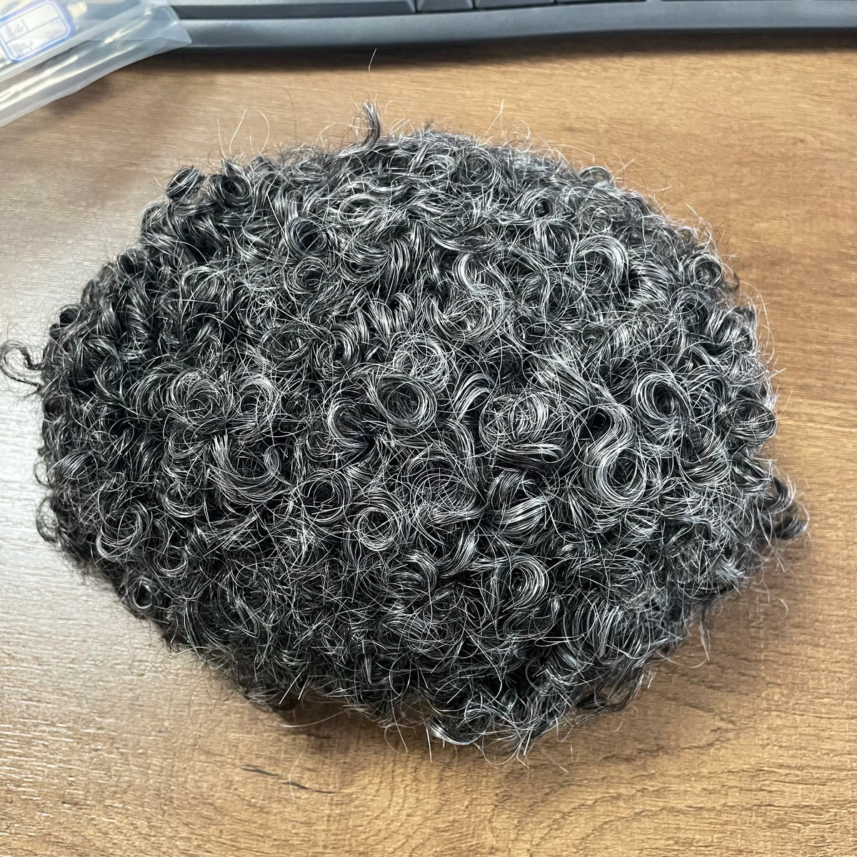 Undetectable Curly Human Hair Toupee Replacement for Women