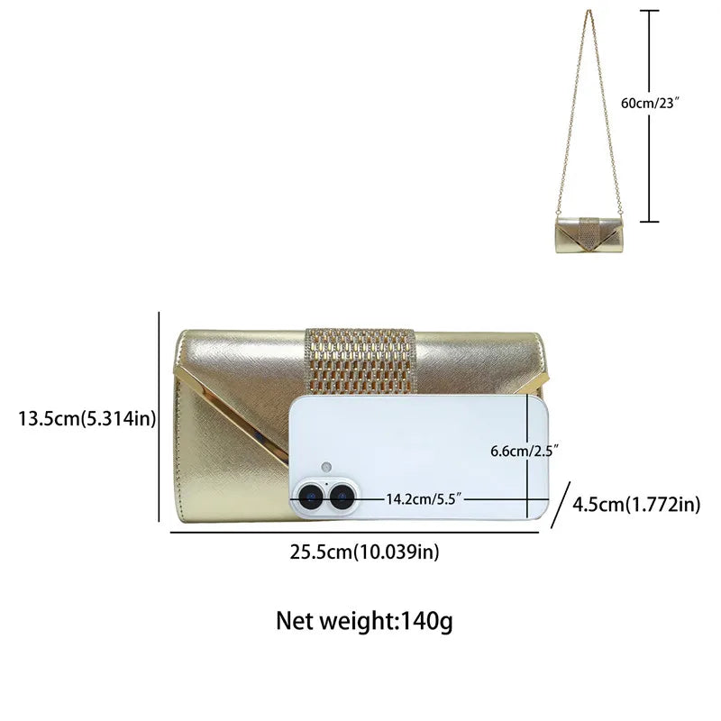 Embellished Evening Minaudiere Clutch