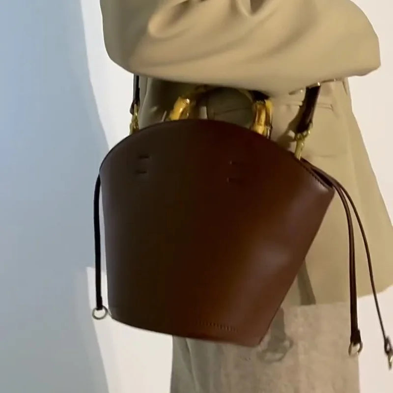 Spacious Bamboo Knot Tote Bag