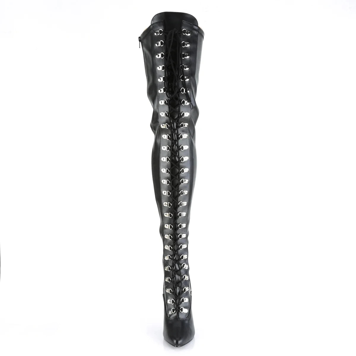 Plus Size Over-The-Knee Leather Stiletto Boots for Women