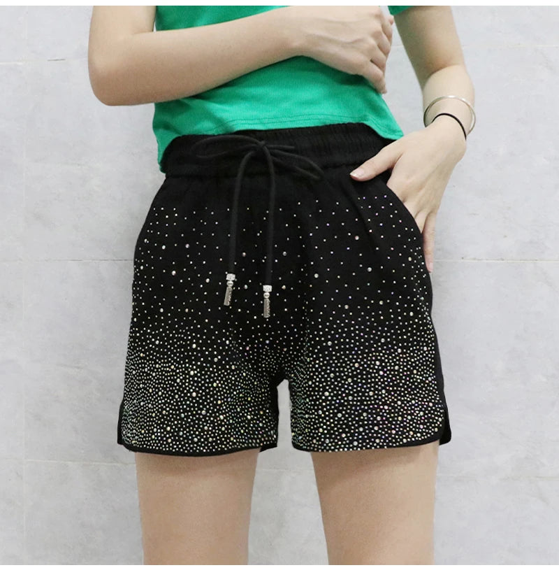 Lightweight High Waist Wide Leg Casual Shorts for Women