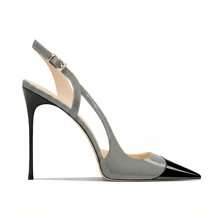 Pointed Toe High Heel Slingback Sandals for Women