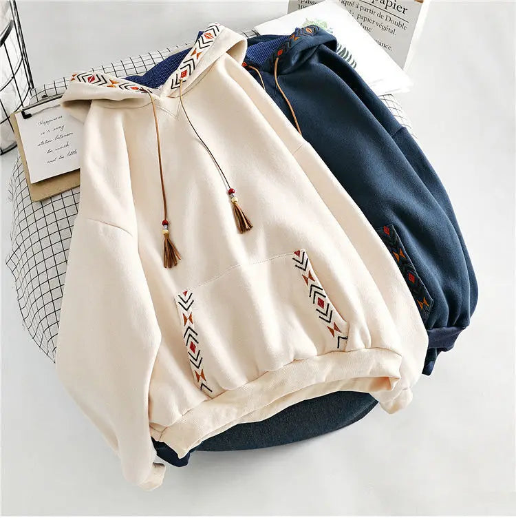 Hooded Tops Spring Hoodies for Women Autumn Clothes Loose Female Streetwear Casual Sweatshirt Hoodie Aesthetic Korean Fashion