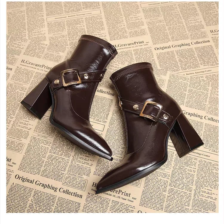 Pointed Toe Chelsea Boots