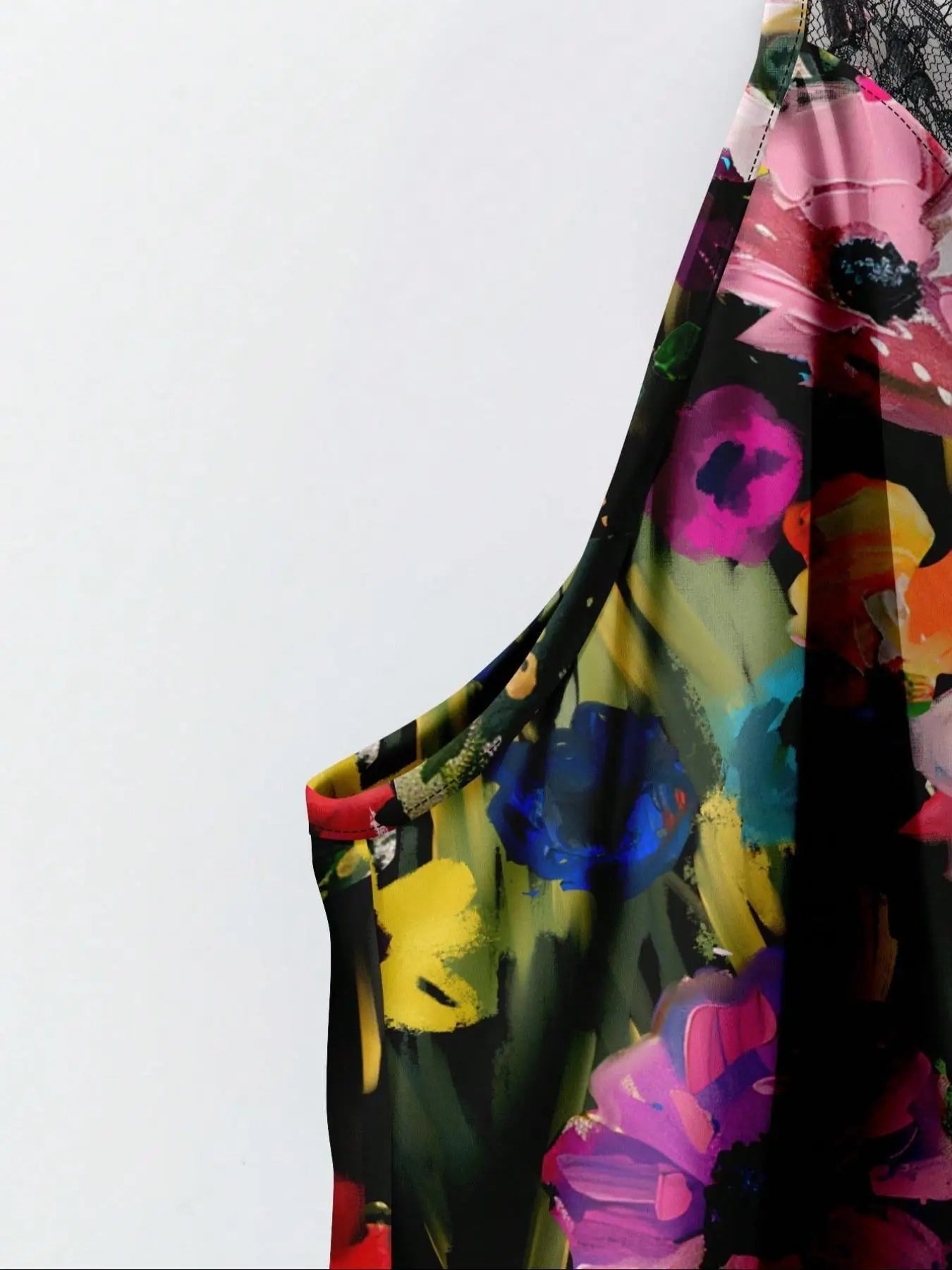 Elegant Woven Plus Size Halter Top