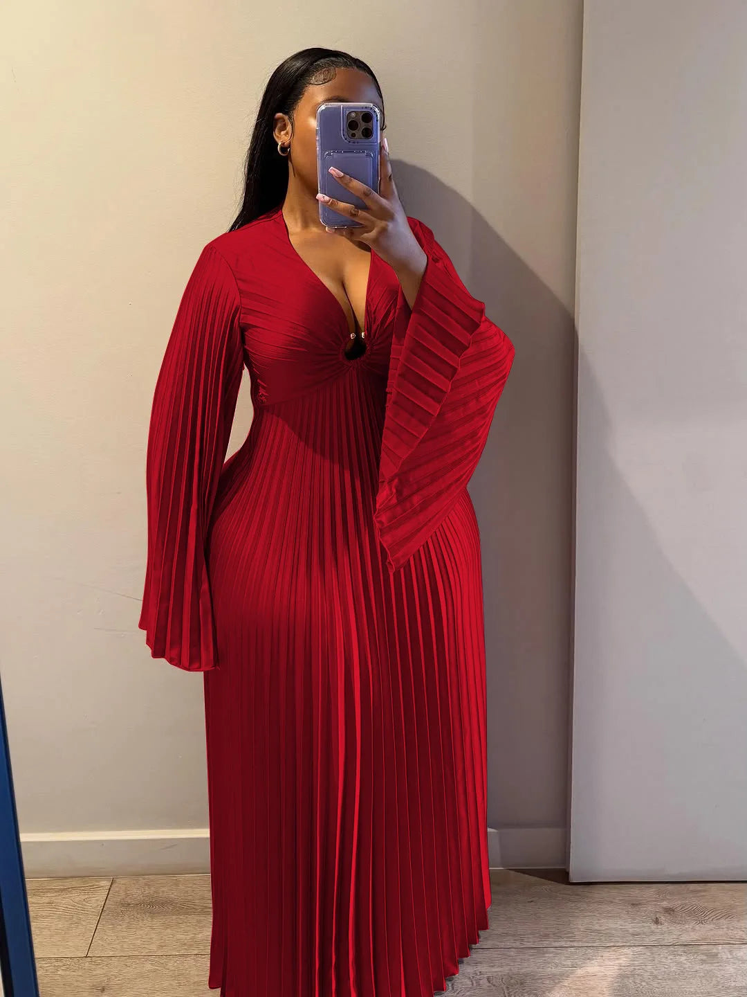 Elegant African Wedding Maxi Kaftan Dress for Women