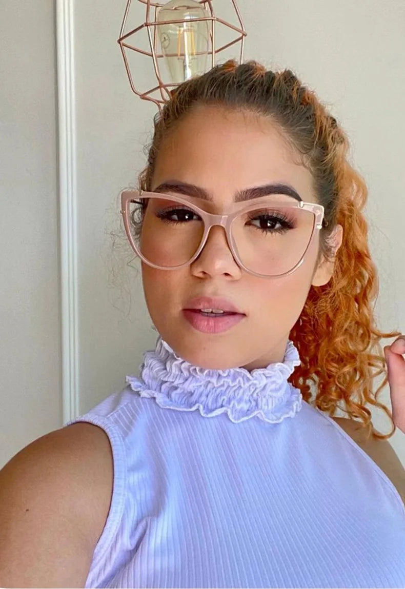 Cat Eye Fashion Blue Light Reading Glasses for Women