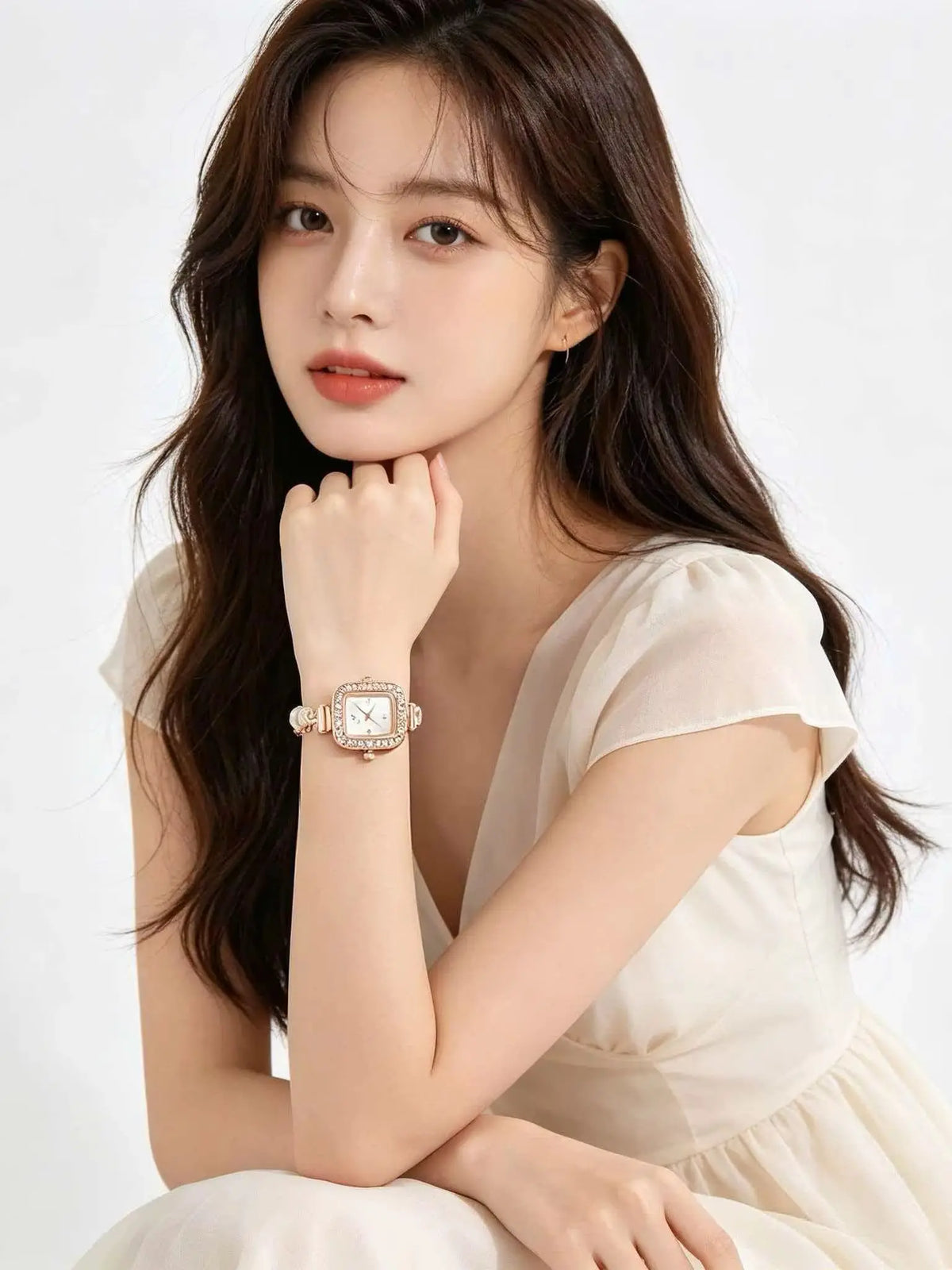 Square Case Women's Bracelet Watch