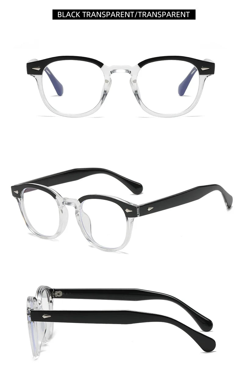 Ultralight Retro Round Frame Reading Glasses for Women