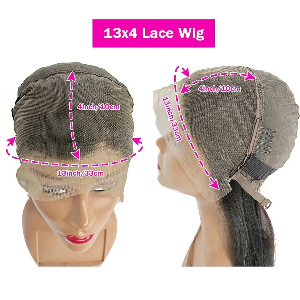 Layered Straight Pixie Cut Human Hair Lace Front Wig for Women