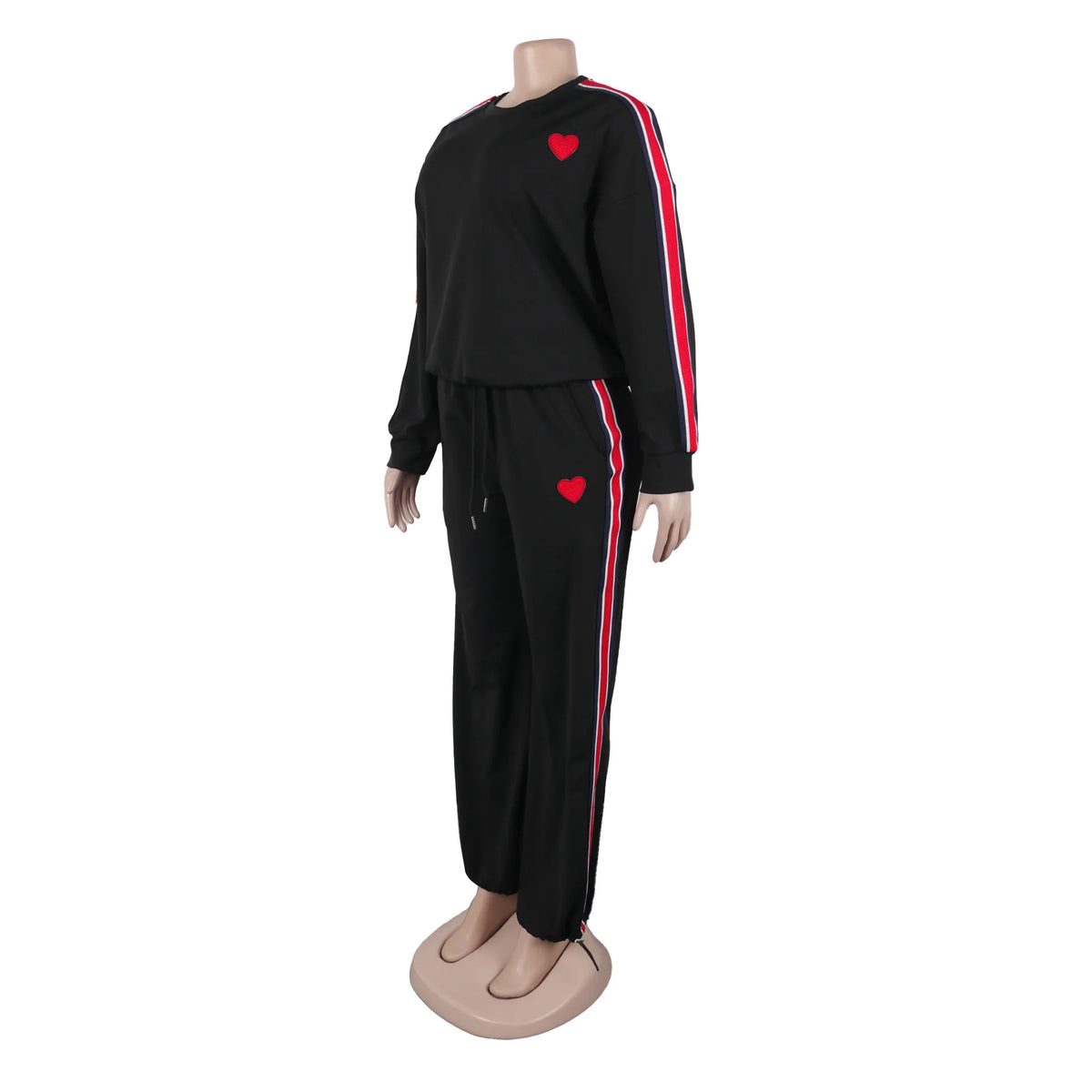 Casual Matching Two-Piece Jogger Tracksuit Set for Women