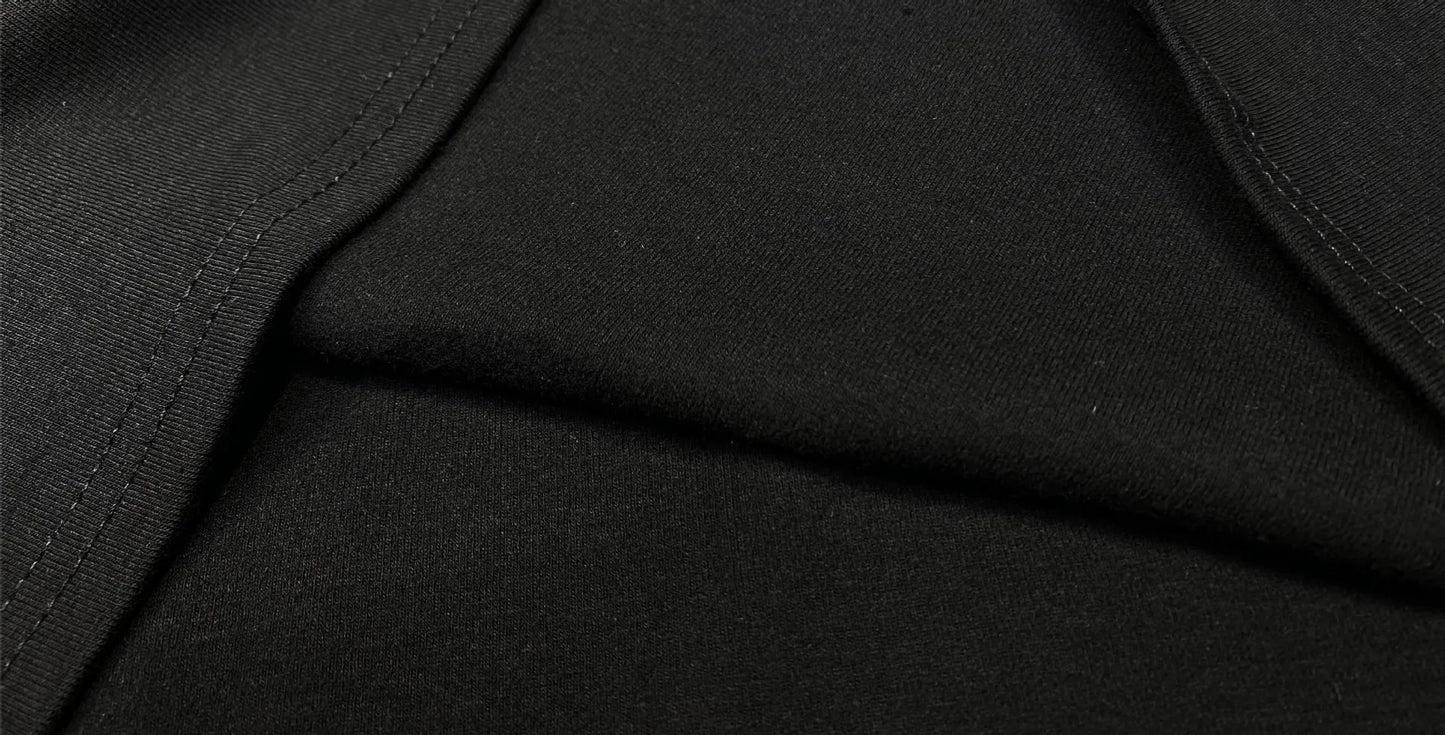 Loose Inner Wear Black T-shirt Women Spring Autumn Rhinestone Long-Sleeved Shirt Thickened Brushed Cotton Bottoming Top Female