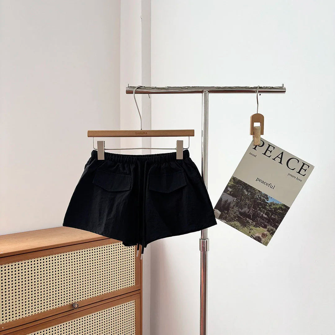 Lightweight Casual Loose Drawstring Shorts For Women