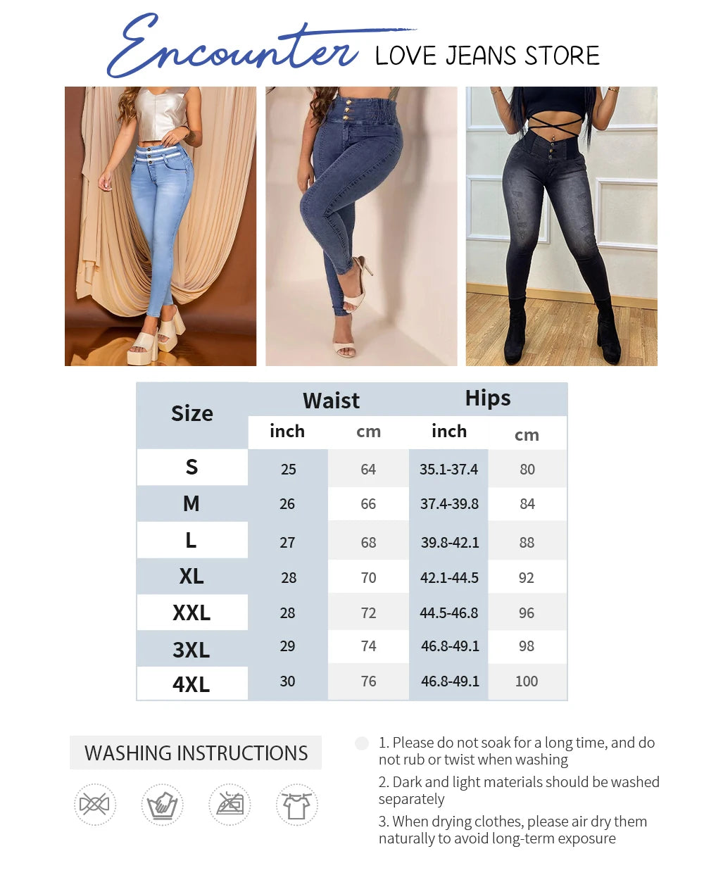 New 2025 Stylish Tight Jeans Slim Fit High Waisted Peach buttocks Trousers Butt Lifting Pushed Up Denim Pants Women's Bottoms