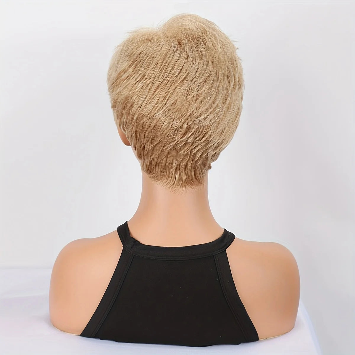 Short Heat Resistant Straight Synthetic Wig for Women