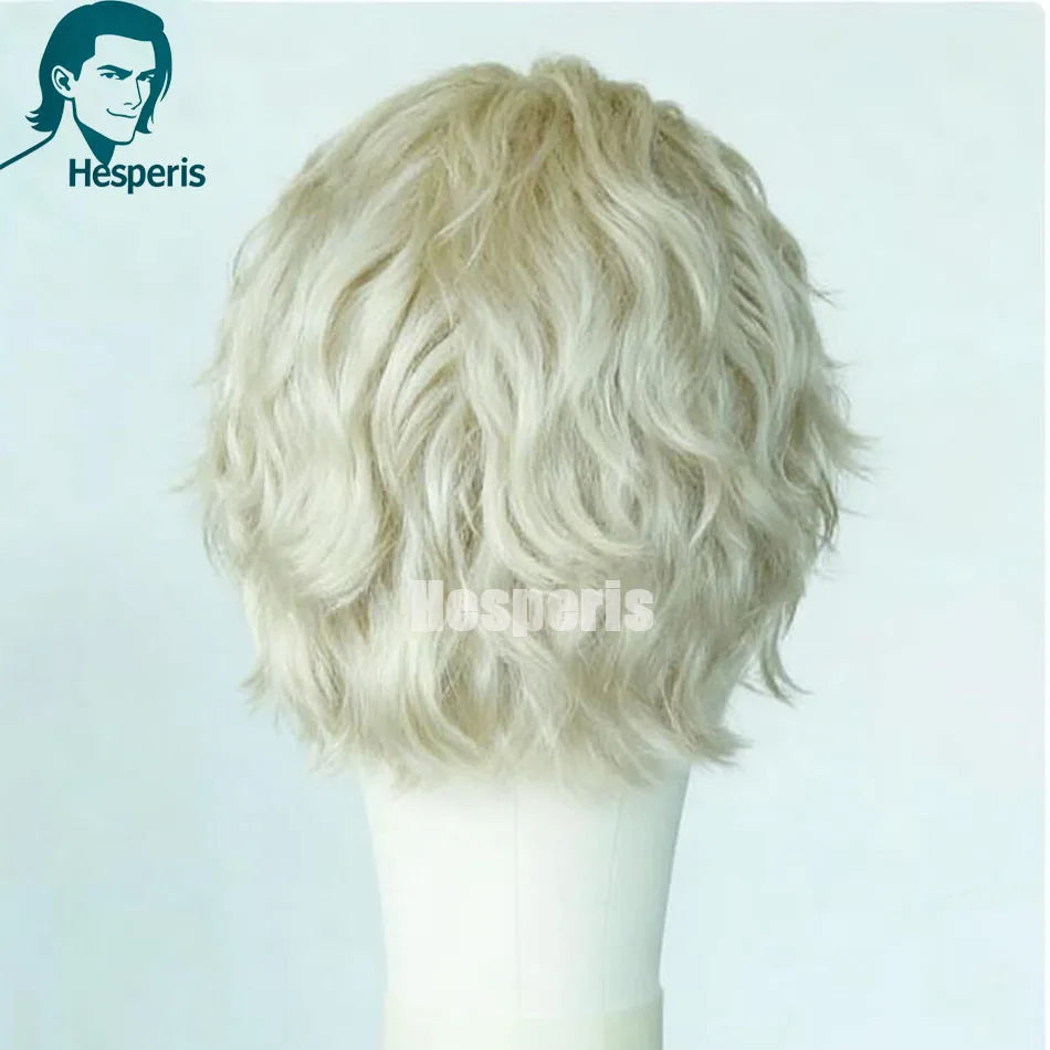 Side Swept Wavy Pixie Cut Full Lace Human Hair Wig for Women